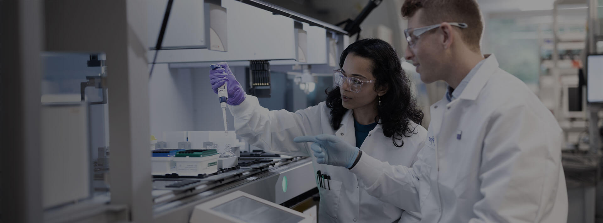   Scientists in the lab
