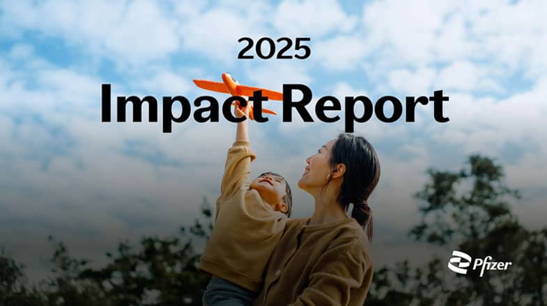 Photograph of a woman lifting a child holding a toy plane against a cloudy sky thumbnail