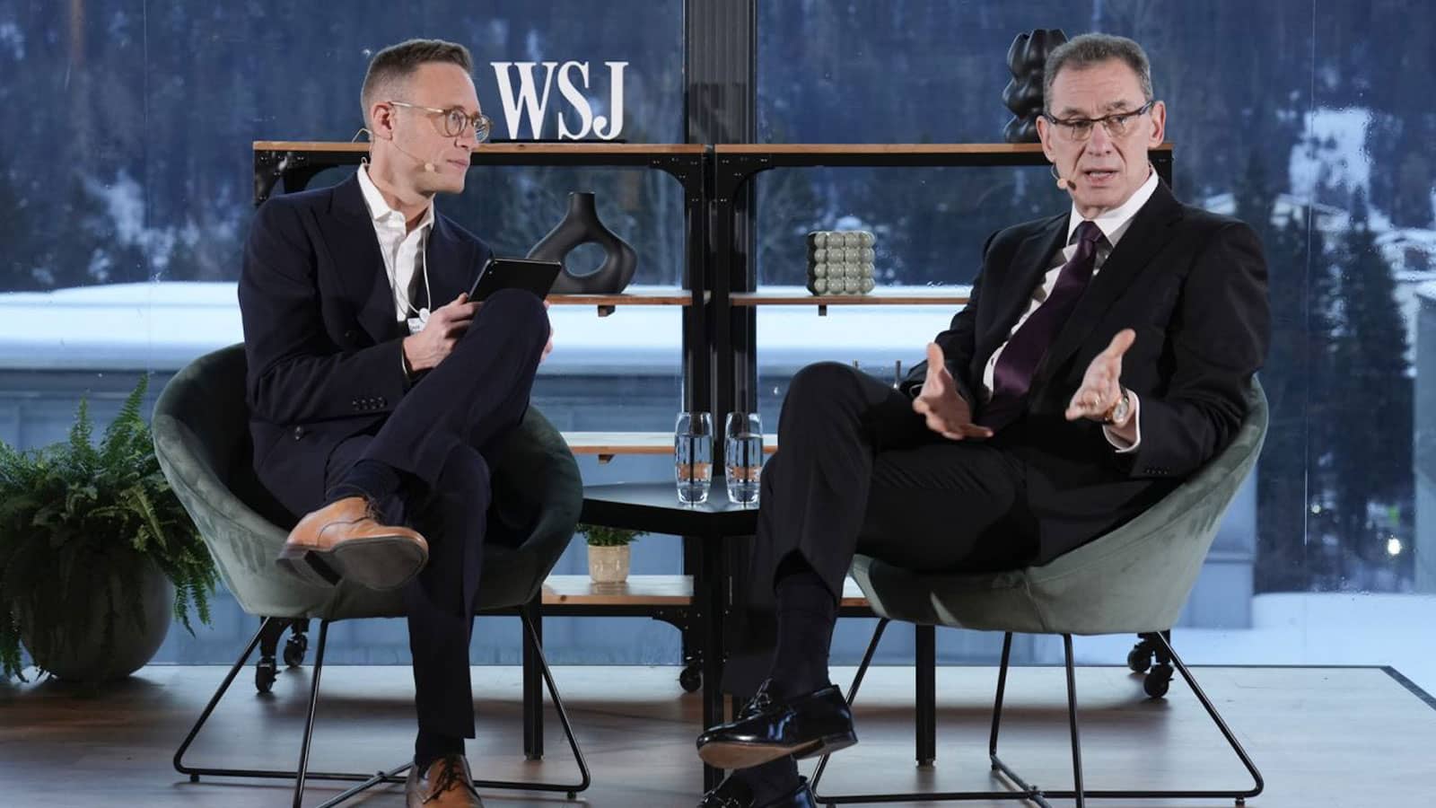 David and Albert at The Wall Street Journal