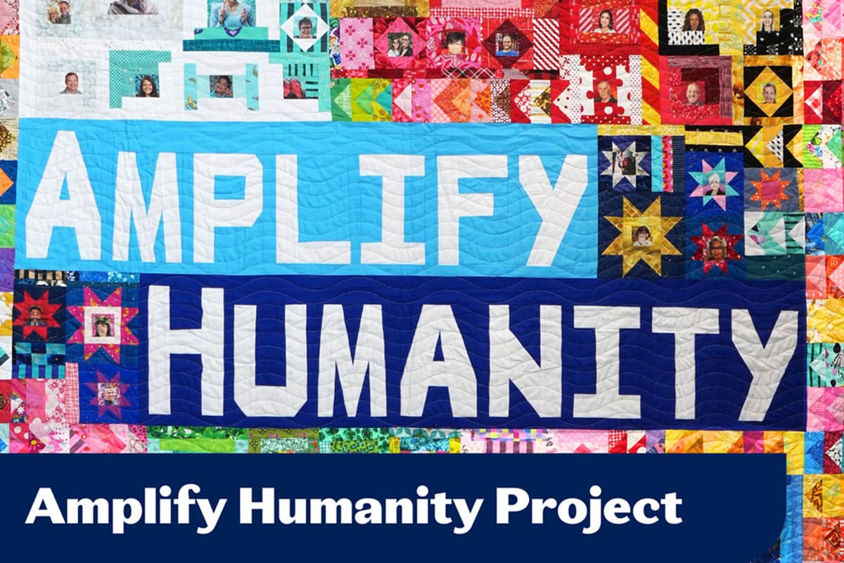 Amplify Humanity Quilt logo