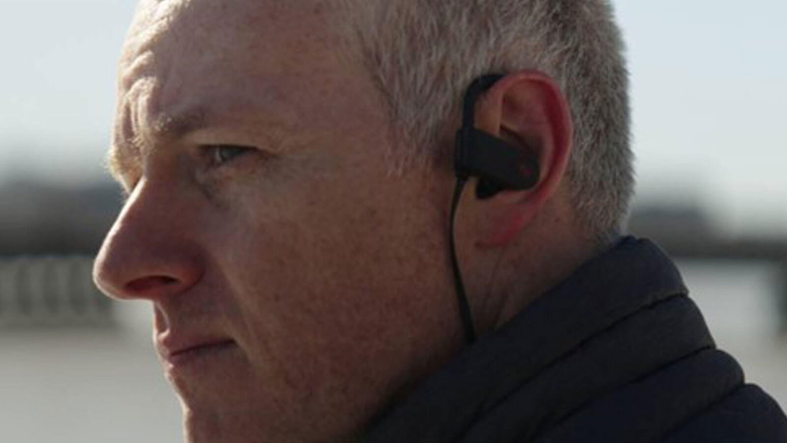 Side profile of John