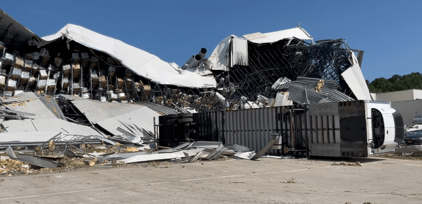 Rocky Mount Facility post-July 2023 tornado