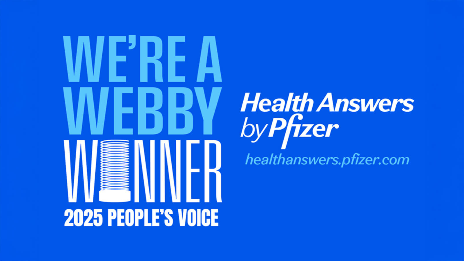 We're a Webby Winner 2025 People's Voice logo