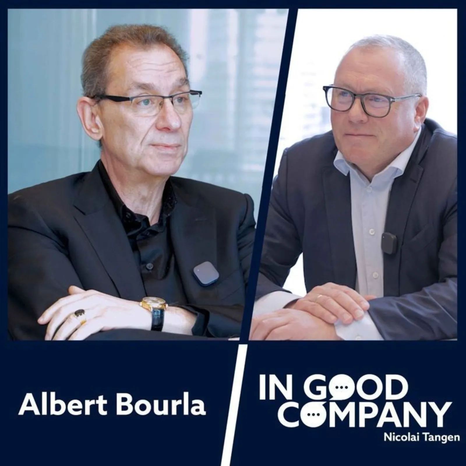 Albert Bourla, In Good Company, Nicolai Tangen graphic
