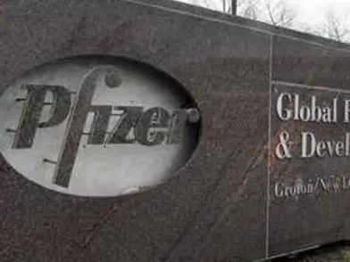 Groton, Connecticut Research Site front Pfizer signage