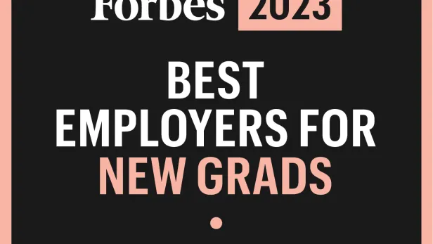 Forbes Best Employers for New Grads Logo